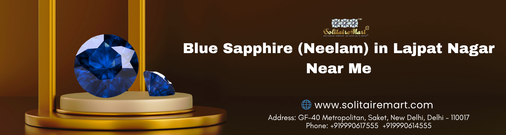 Blue Sapphire (Neelam) in Lajpat Nagar Near Me