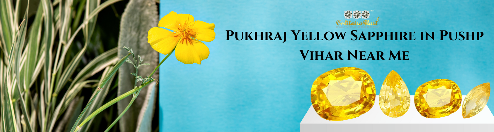 Pukhraj Yellow Sapphire in Pushp Vihar Near Me