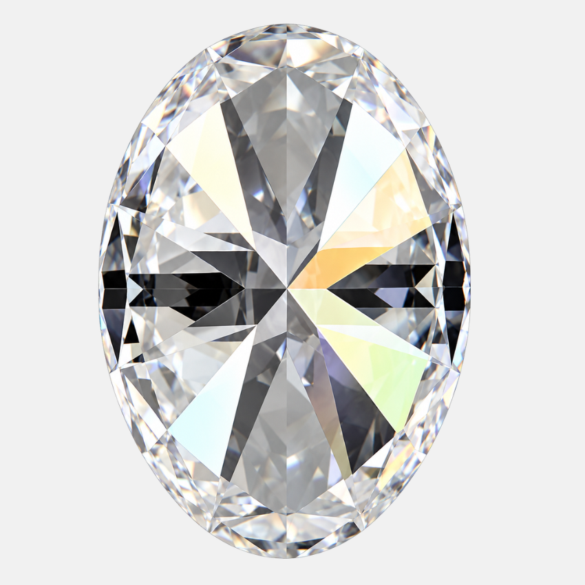 1.56 Carat Oval Lab Grown Diamond – E Color VS2 Clarity