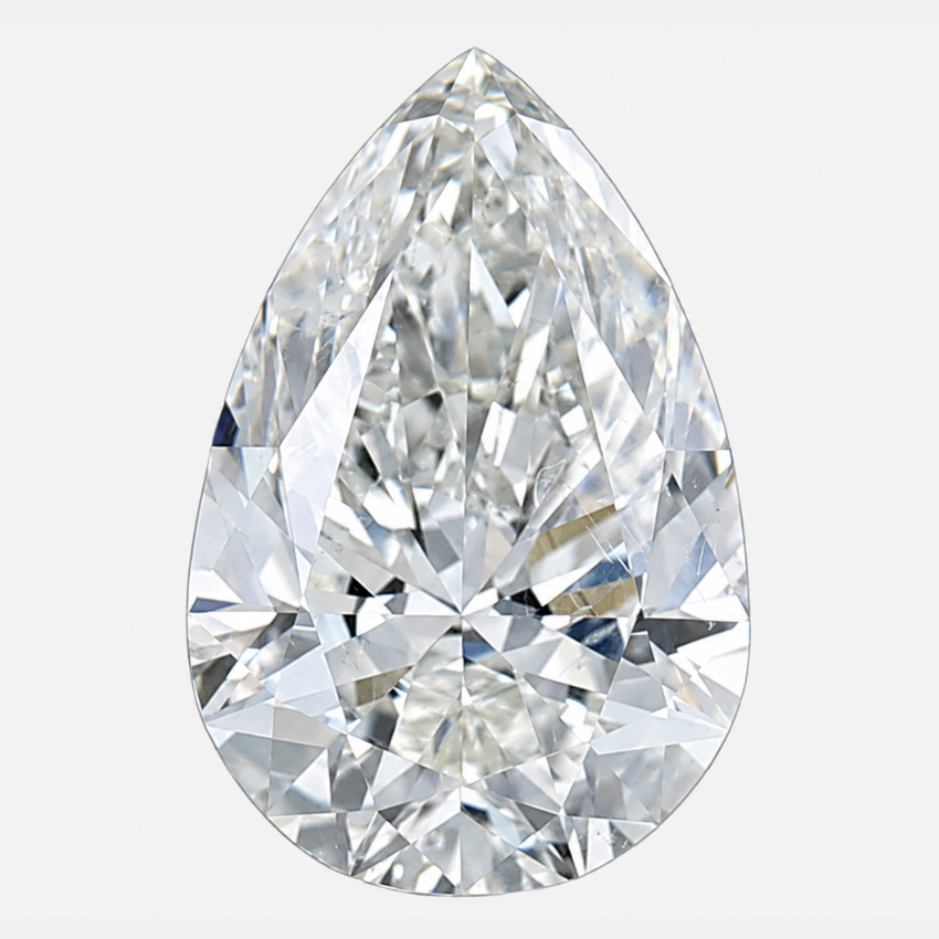 1.03 Carat Pear Shape Natural Diamond – J Color, SI2 Clarity