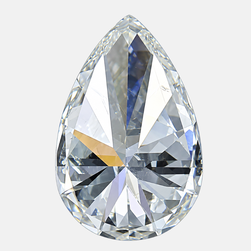 1.03 Carat Pear Shape Natural Diamond – J Color, SI2 Clarity