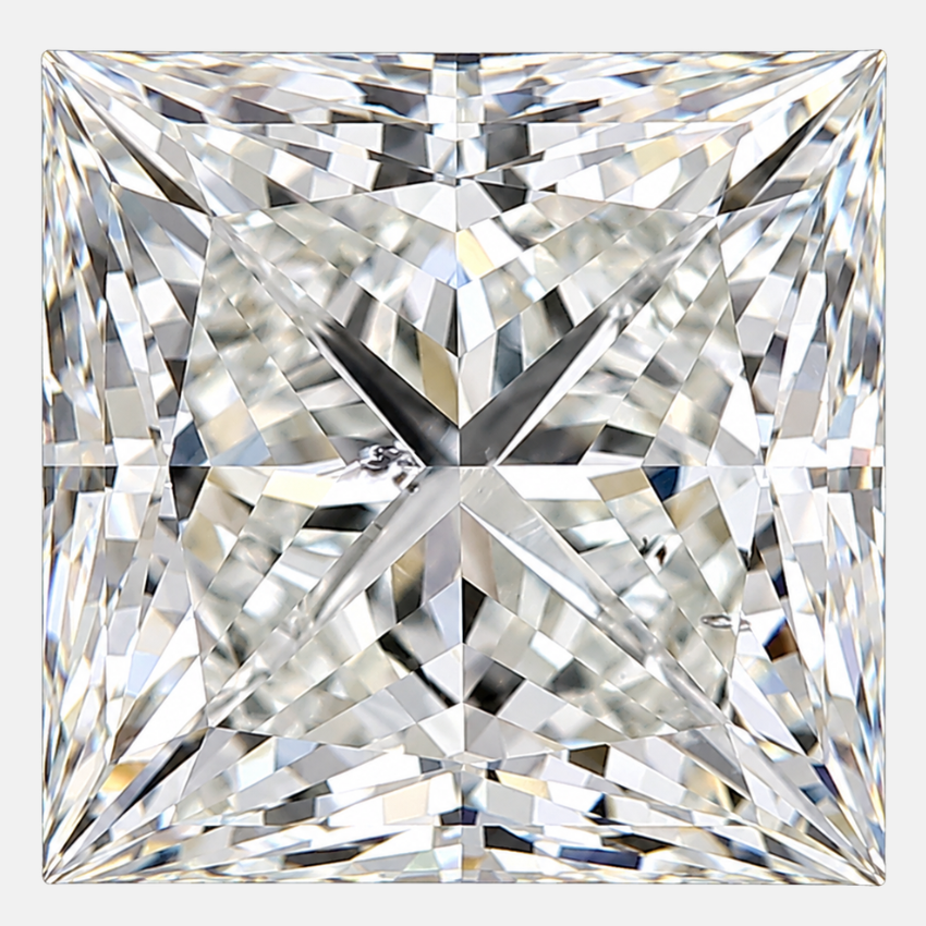 2.50 Carat Princess Cut Natural Diamond – I Color SI2 Clarity