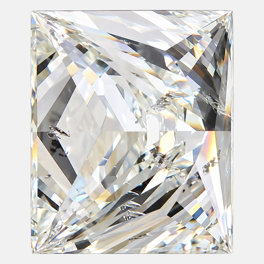 2.50 Carat Princess Cut Natural Diamond – I Color SI2 Clarity