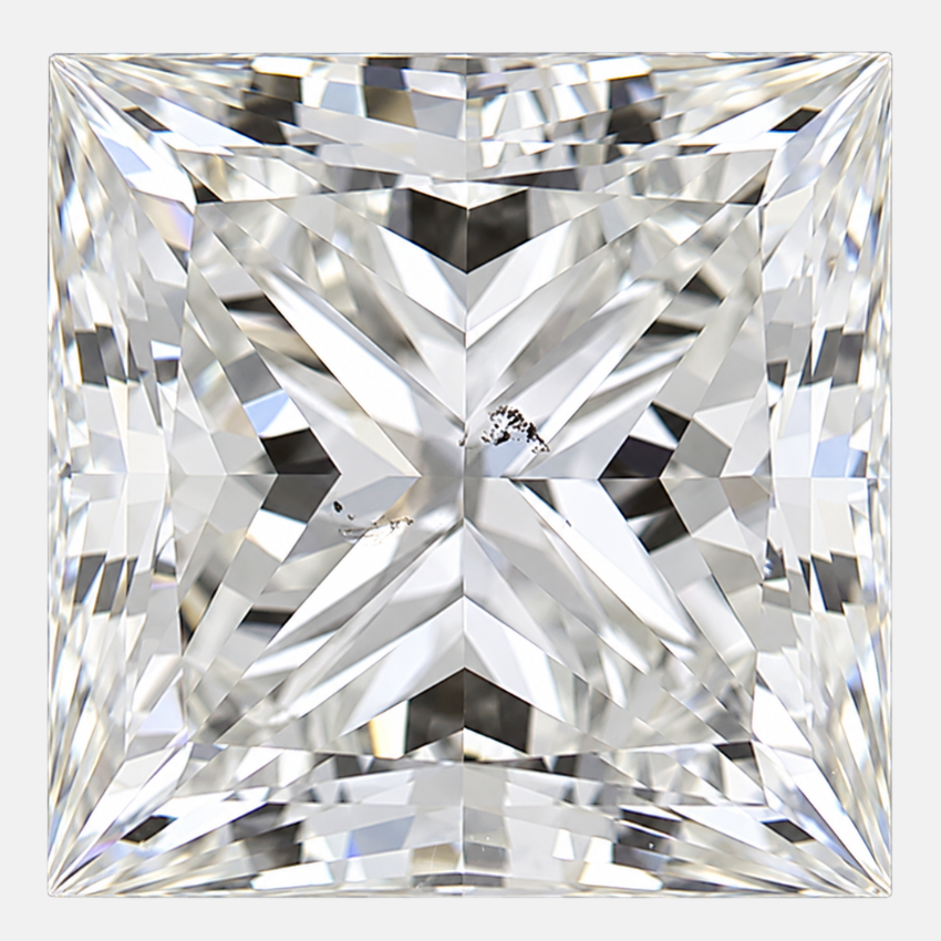1.90 Carat Princess Cut Natural Diamond – I Color SI1 Clarity