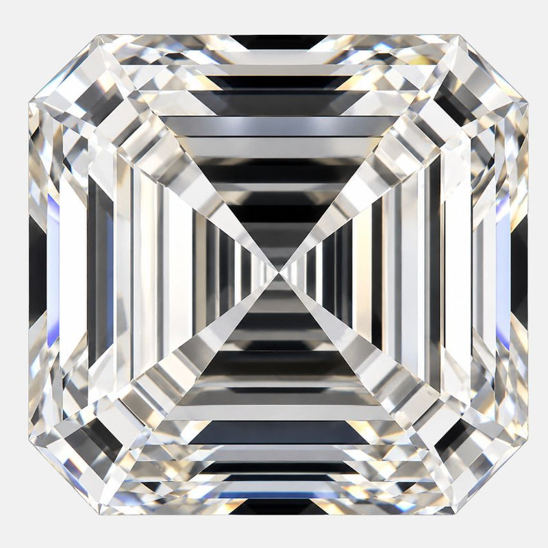 Mirano Jewels 1.54 Carat Asscher Cut Lab Created Diamond F Color VS2 Clarity IGI Certified