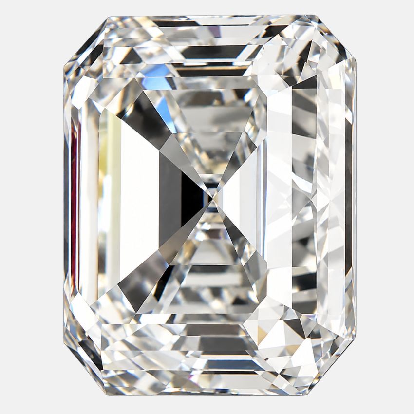 Mirano Jewels 1.54 Carat Asscher Cut Lab Created Diamond F Color VS2 Clarity IGI Certified