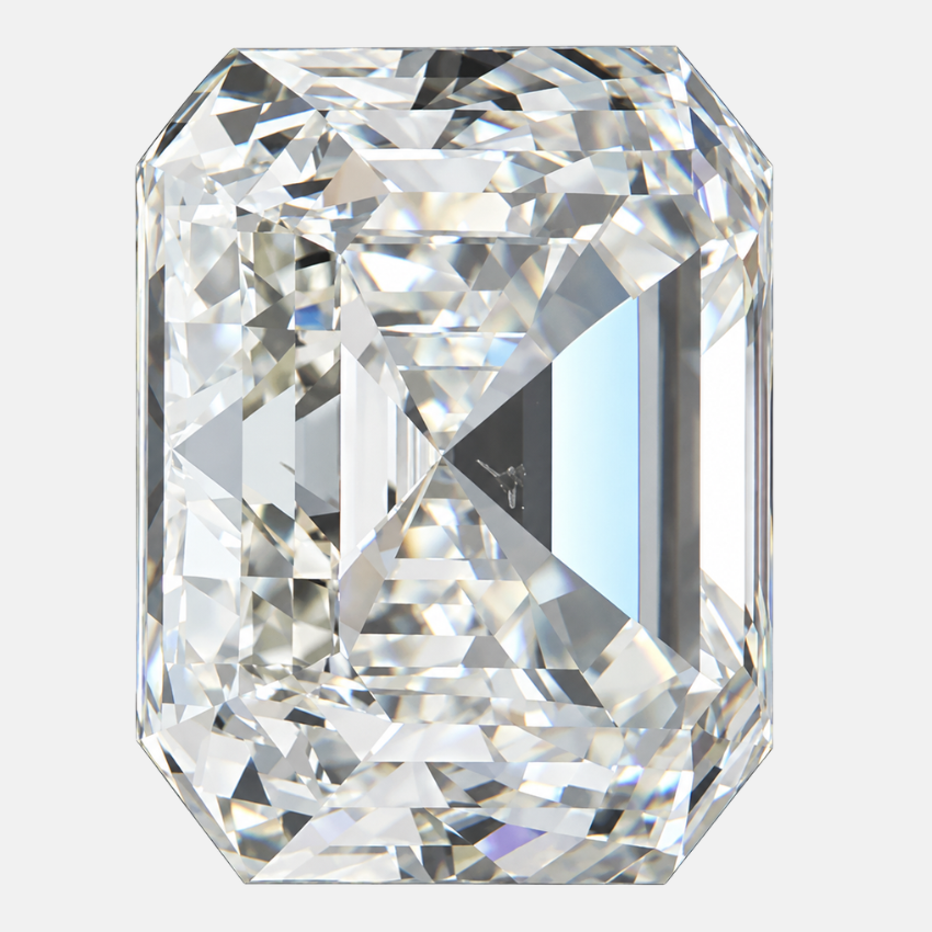 1.00 Carat Asscher Natural Diamond – J Color SI2 Clarity Loose Diamond