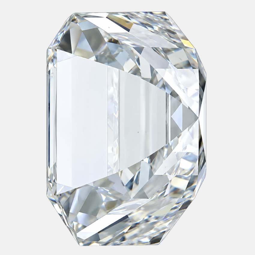 0.91 Carat Asscher Natural Diamond – J Color SI2 Clarity Loose Diamond