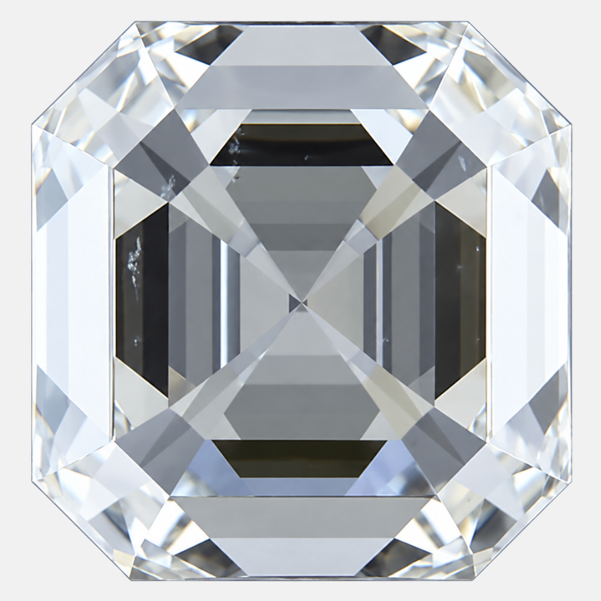 0.91 Carat Asscher Natural Diamond – J Color SI2 Clarity Loose Diamond