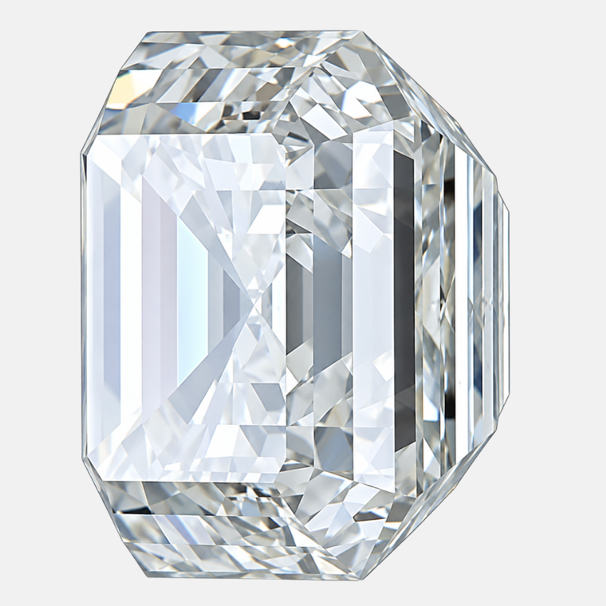1.50 Carat Asscher Natural Diamond – J Color SI1 Clarity Loose Diamond