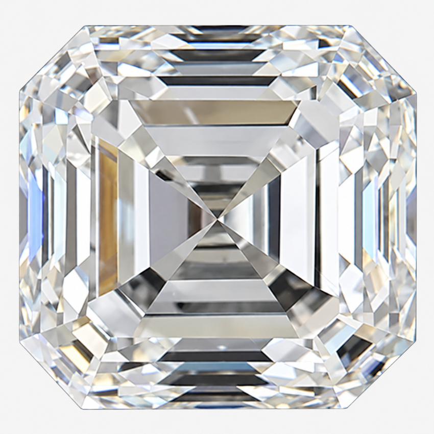 1.01 Carat Asscher Natural Diamond – J Color SI2 Clarity Loose Diamond