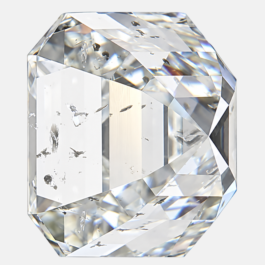 1.01 Carat Asscher Natural Diamond – J Color SI2 Clarity Loose Diamond