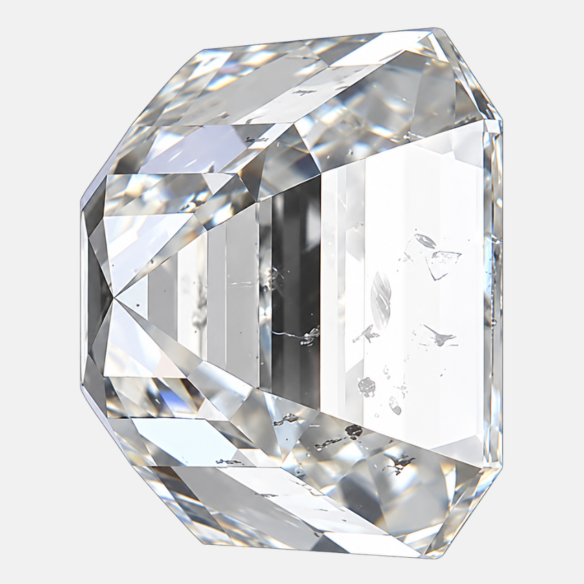 1.01 Carat Asscher Natural Diamond – J Color SI2 Clarity Loose Diamond