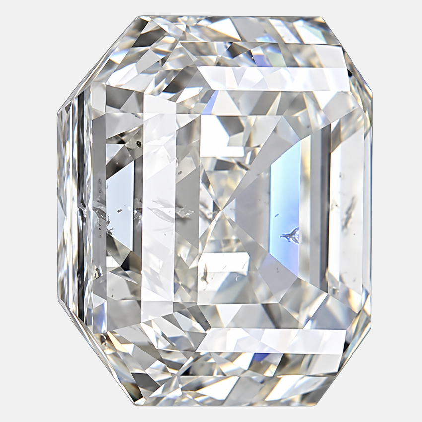 1.01 Carat Asscher Natural Diamond – J Color SI2 Clarity Loose Diamond