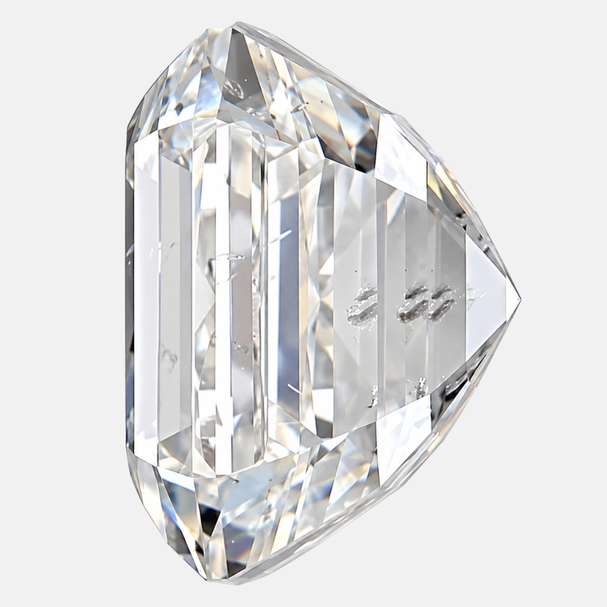 1.01 Carat Asscher Natural Diamond – J Color SI2 Clarity Loose Diamond