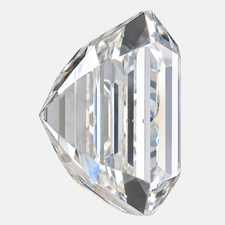 0.90 Carat Asscher Natural Diamond – I Color SI1 Clarity Loose Diamond