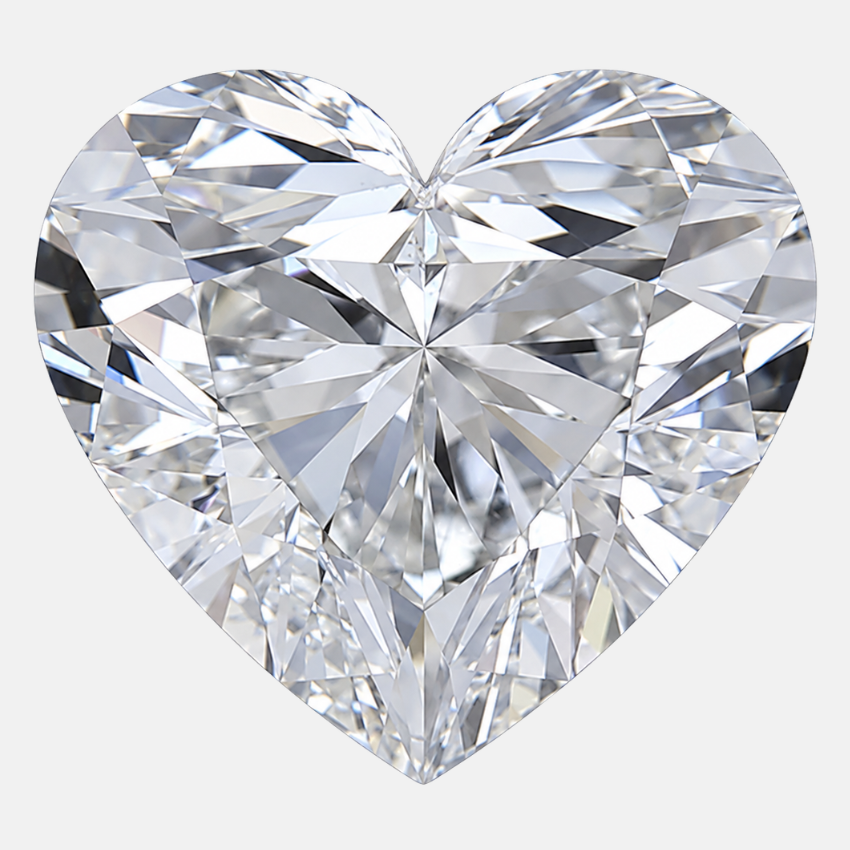 2.01 Carat Heart Natural Diamond – J Color SI1 Clarity Loose Diamond