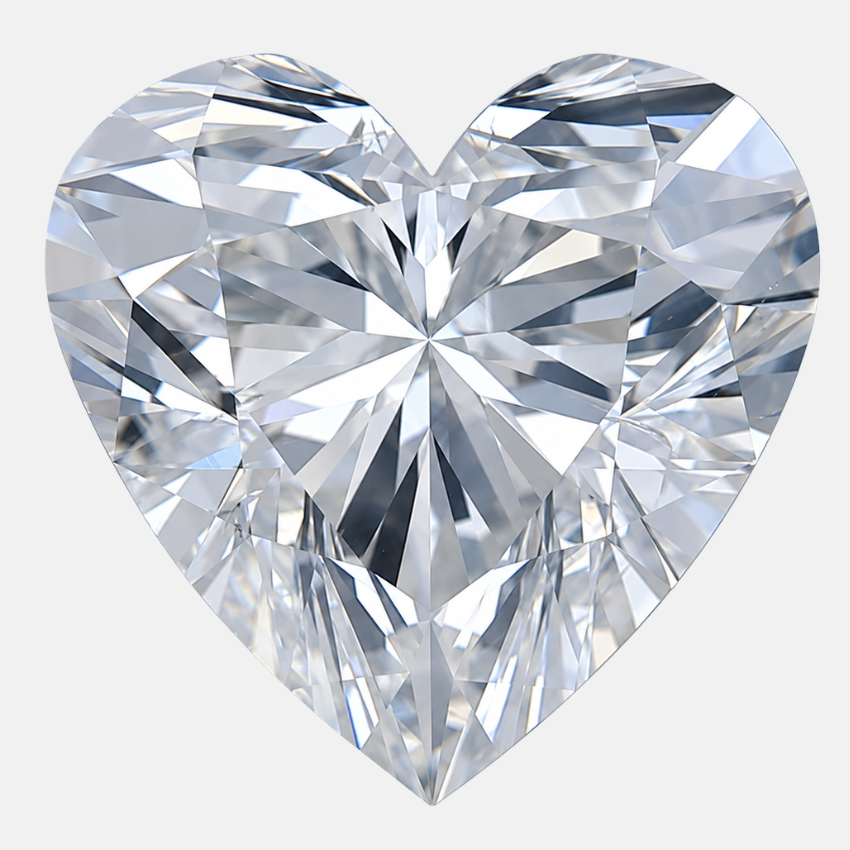 1.52 Carat Heart Natural Diamond – J Color SI2 Clarity Loose Diamond