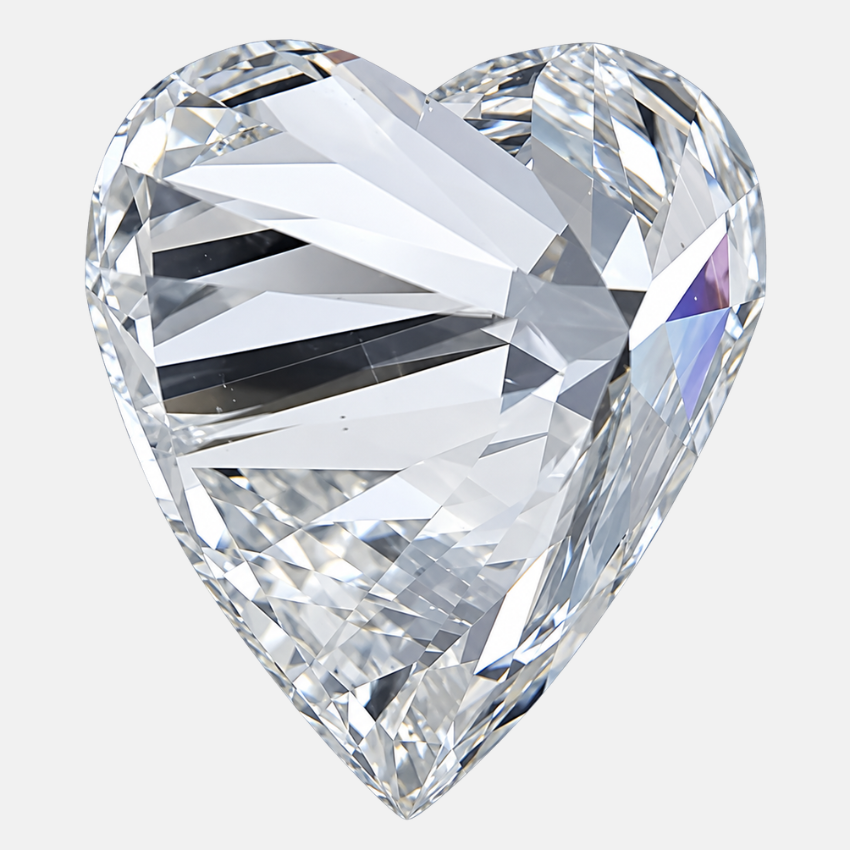 1.52 Carat Heart Natural Diamond – J Color SI2 Clarity Loose Diamond