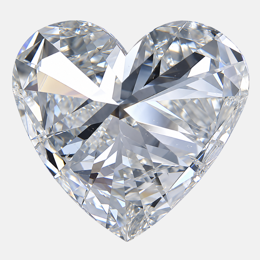 1.52 Carat Heart Natural Diamond – J Color SI2 Clarity Loose Diamond
