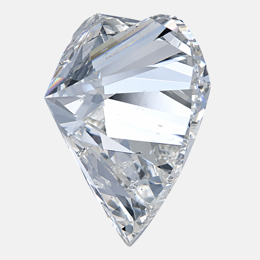 1.52 Carat Heart Natural Diamond – J Color SI2 Clarity Loose Diamond