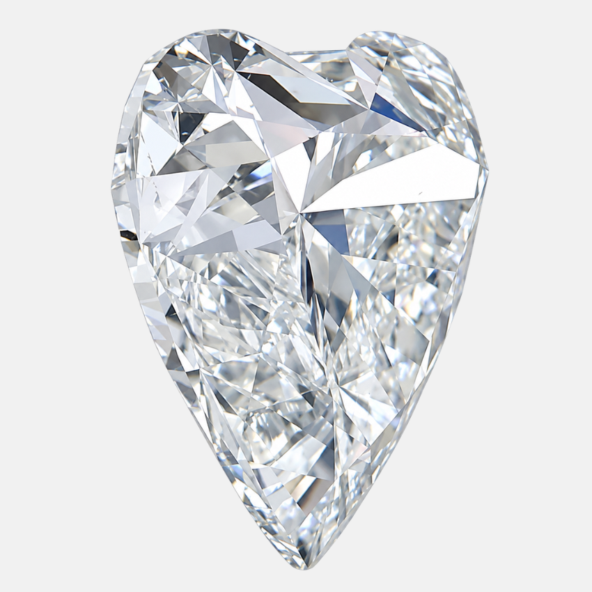 1.51 Carat Heart Natural Diamond – J Color SI2 Clarity Loose Diamond