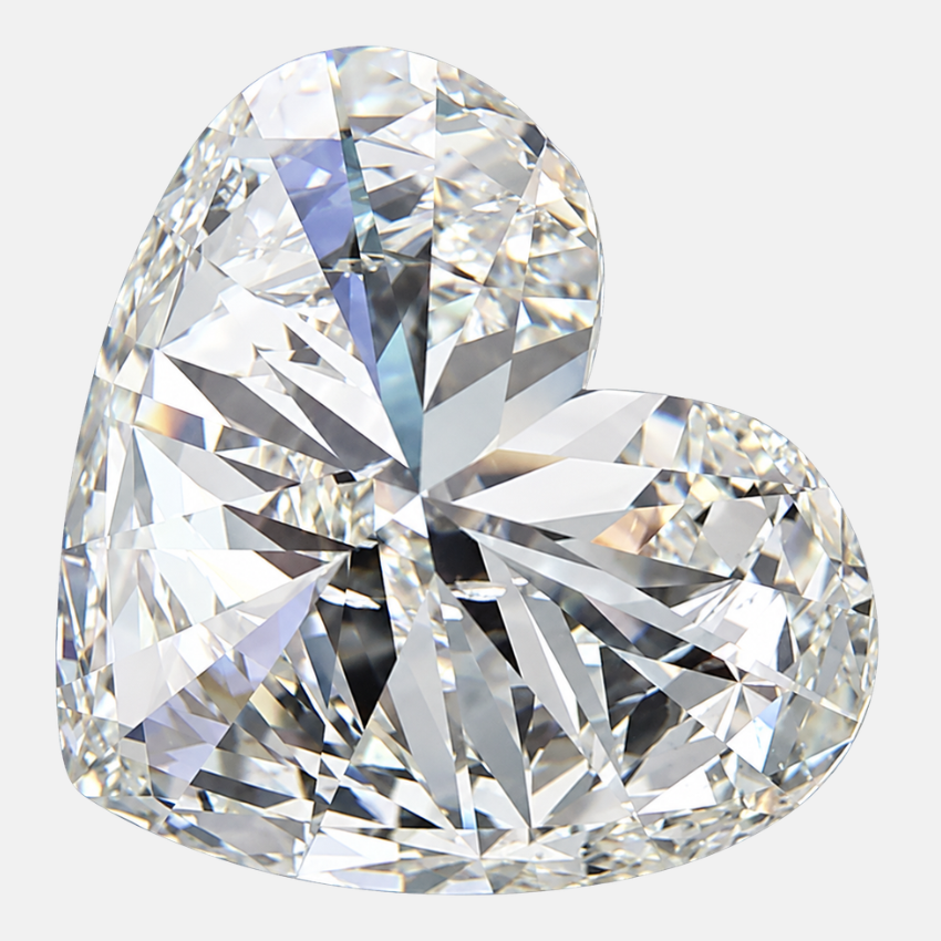1.50 Carat Heart Natural Diamond – J Color SI2 Clarity Loose Diamond