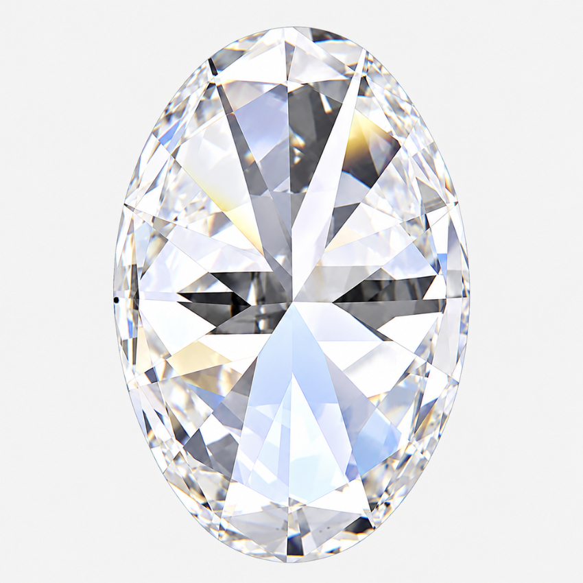 1.52 Carat Oval Lab Grown Diamond – E Color VS2 Clarity