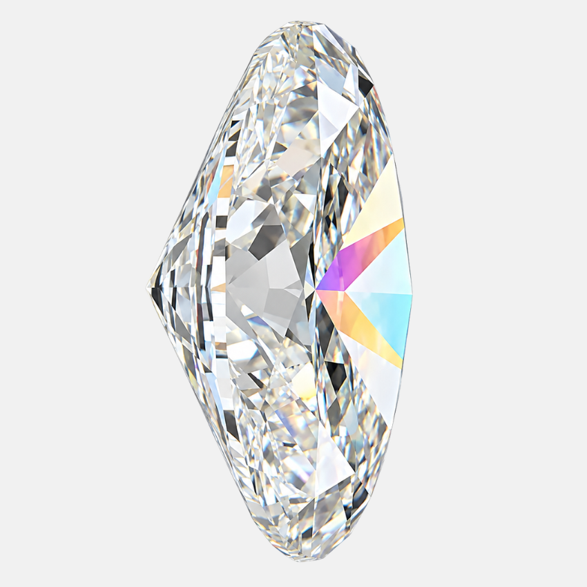 1.63 Carat Oval Lab Grown Diamond – F Color VS1 Clarity
