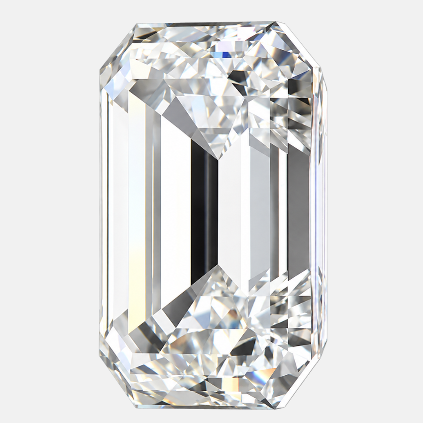 1.53 Carat Emerald Cut Lab Grown Diamond – F Color VS2 Clarity