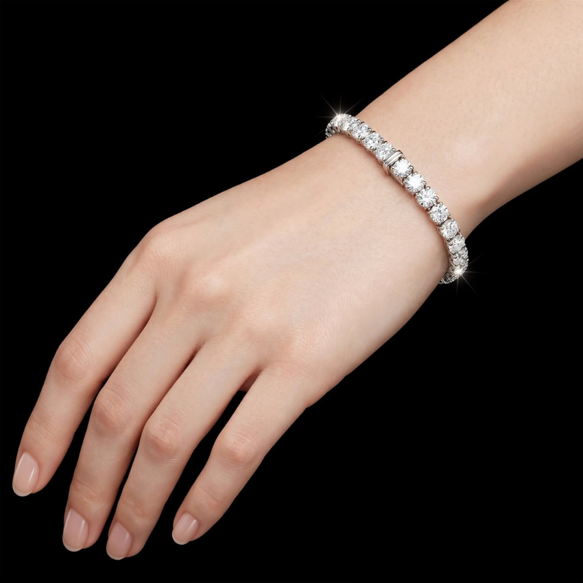 Mirano Jewels TCW 10.20CT Lab Diamond Bracelet in 14K Gold