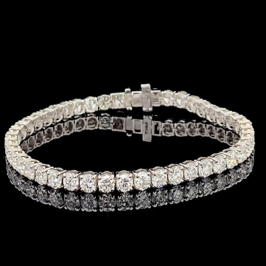 Mirano Jewels TCW 23.20 Carat Lab Grown Diamond Tennis Bracelet in 9K Gold