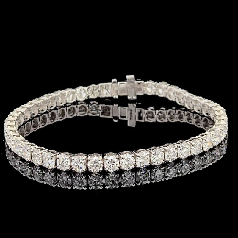Mirano Jewels TCW 23.20 Carat Lab Grown Diamond Tennis Bracelet in 9K Gold