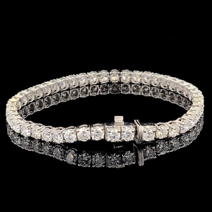 Mirano Jewels TCW 23.20 Carat Lab Grown Diamond Tennis Bracelet in 9K Gold