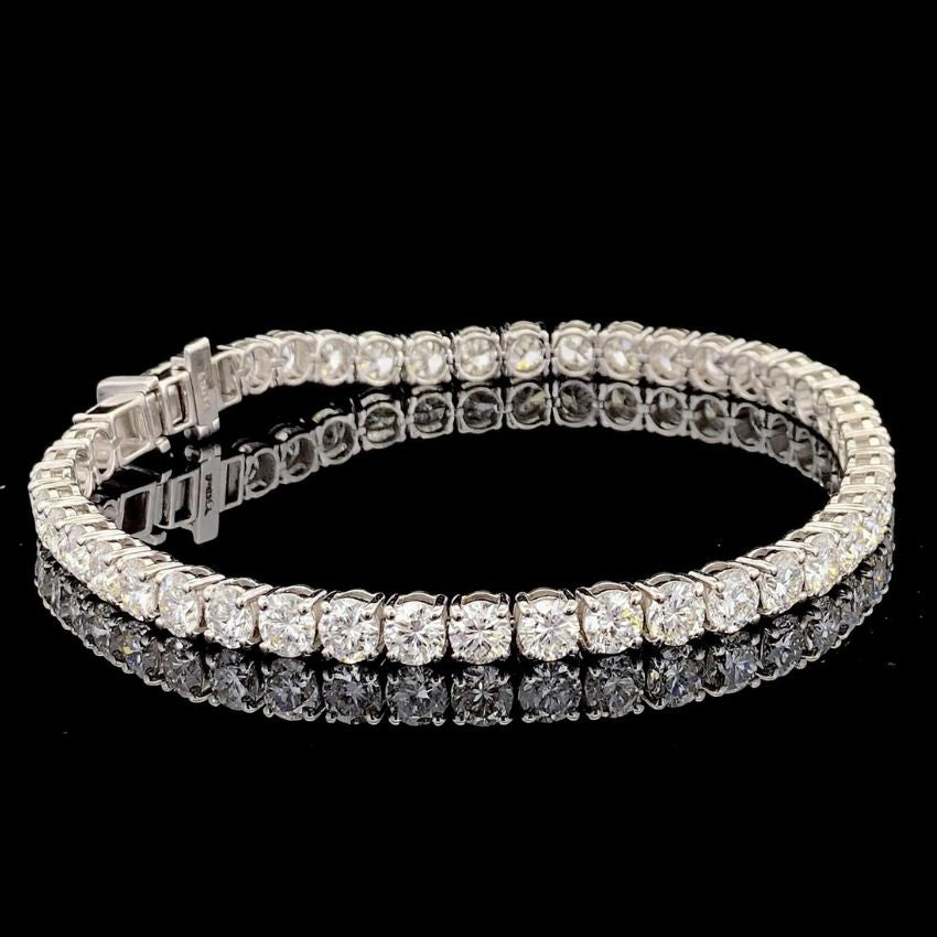 Mirano Jewels TCW 23.20 Carat Lab Grown Diamond Tennis Bracelet in 9K Gold
