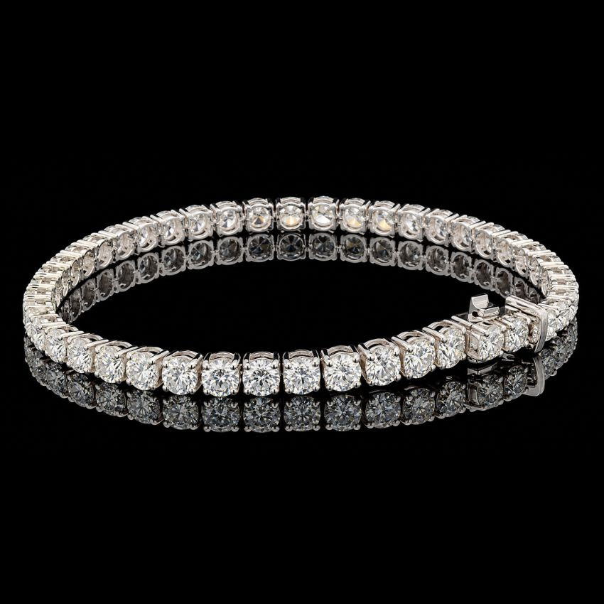 Mirano Jewels TCW 23.20 Carat Lab Grown Diamond Tennis Bracelet in 9K Gold