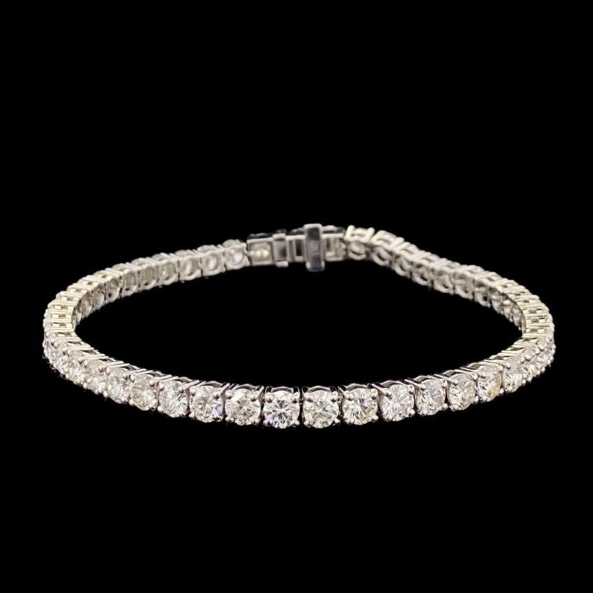 Mirano Jewels TCW 5.20ct Lab Created Diamond Tennis Bracelet in 18K Gold