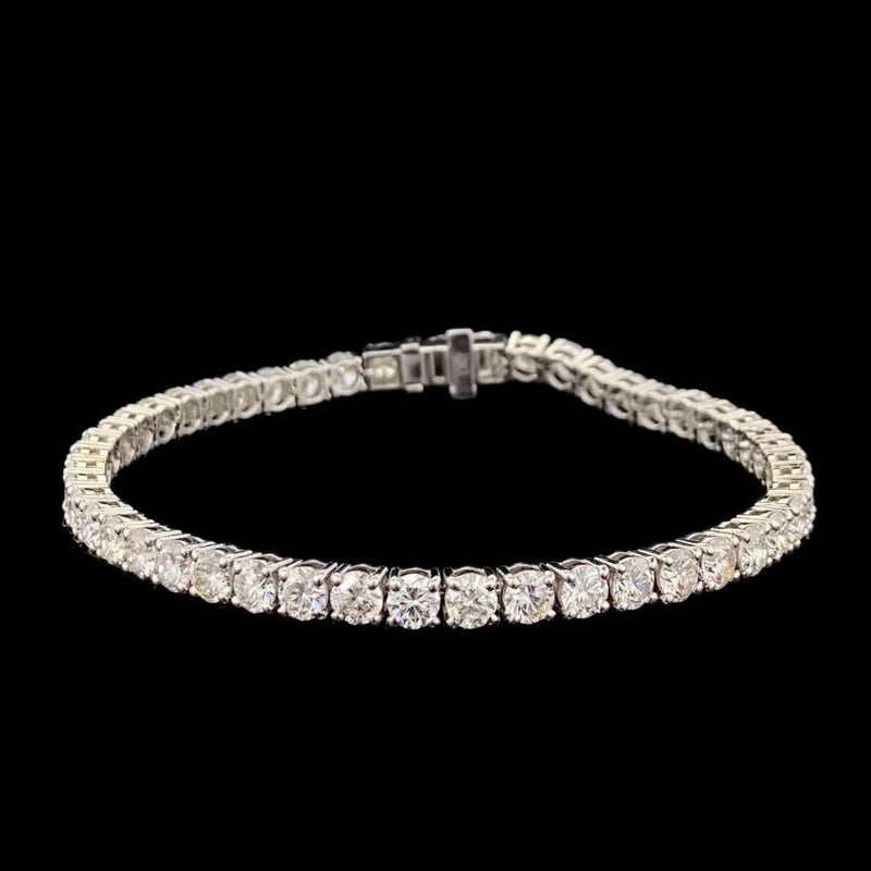Mirano Jewels TCW 5.20ct Lab Created Diamond Tennis Bracelet in 18K Gold