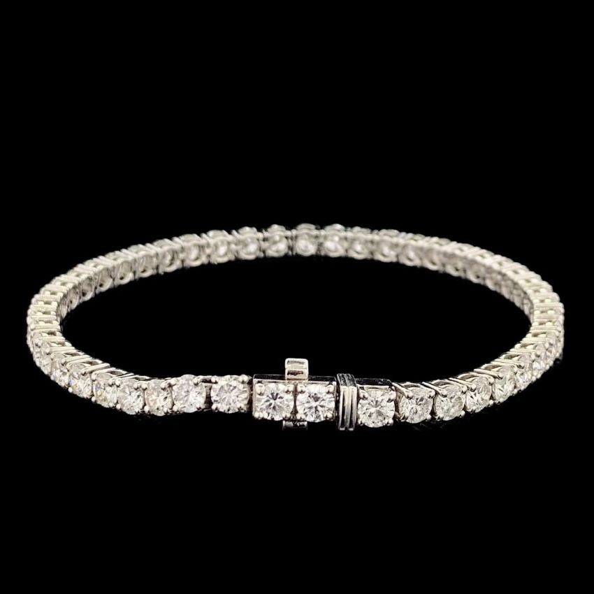 Mirano Jewels TCW 5.20ct Lab Created Diamond Tennis Bracelet in 18K Gold