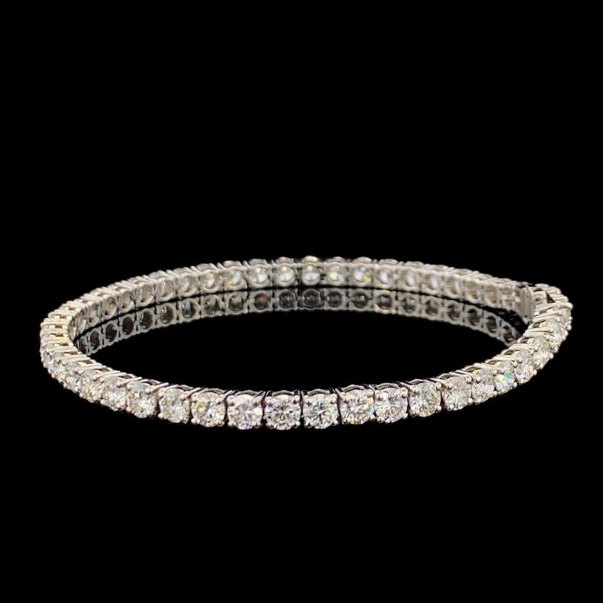 Mirano Jewels TCW 5.20ct Lab Created Diamond Tennis Bracelet in 18K Gold