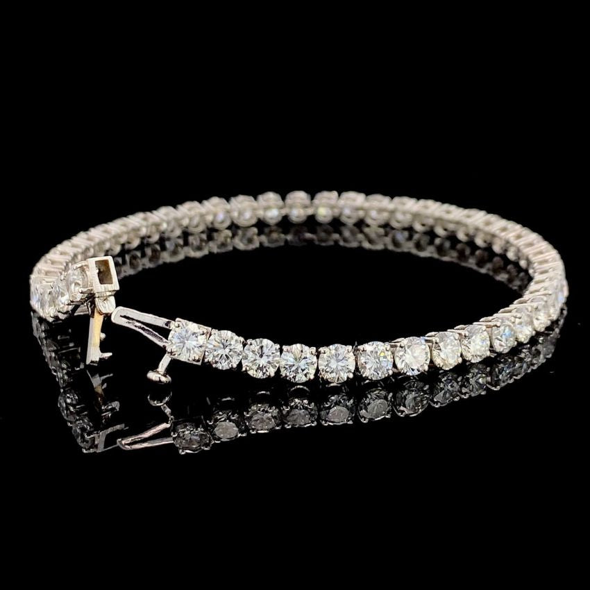 Mirano Jewels TCW 23.20 Carat Brilliant Lab Diamond  Tennis Bracelet in 18K Gold