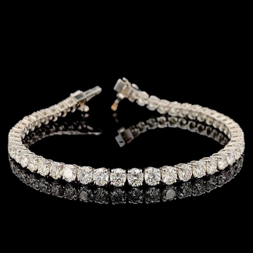 Mirano Jewels TCW 23.20 Carat Brilliant Lab Diamond  Tennis Bracelet in 18K Gold