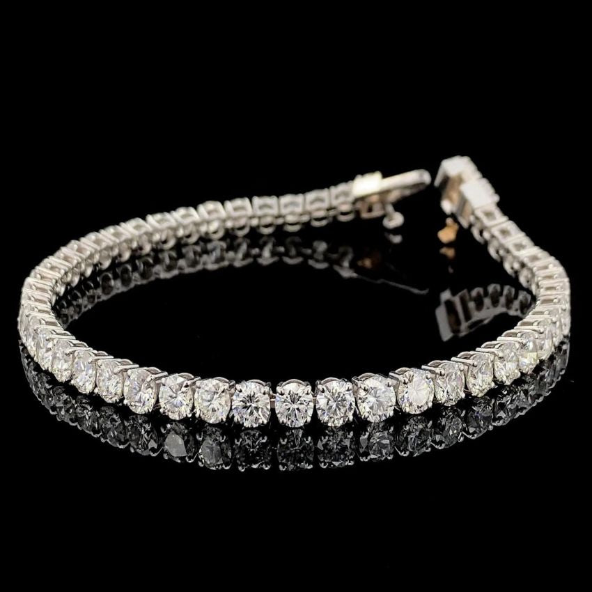 Mirano Jewels TCW 23.20 Carat Brilliant Lab Diamond  Tennis Bracelet in 18K Gold