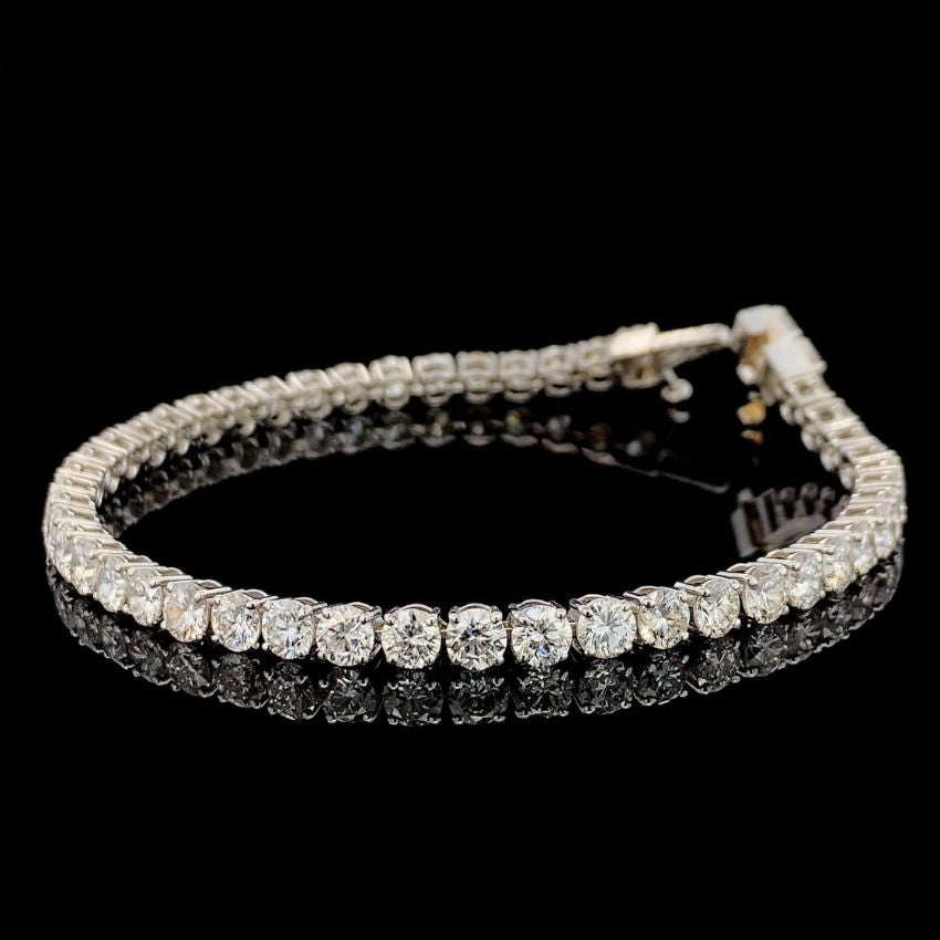 Mirano Jewels TCW 23.20 Carat Brilliant Lab Diamond  Tennis Bracelet in 18K Gold