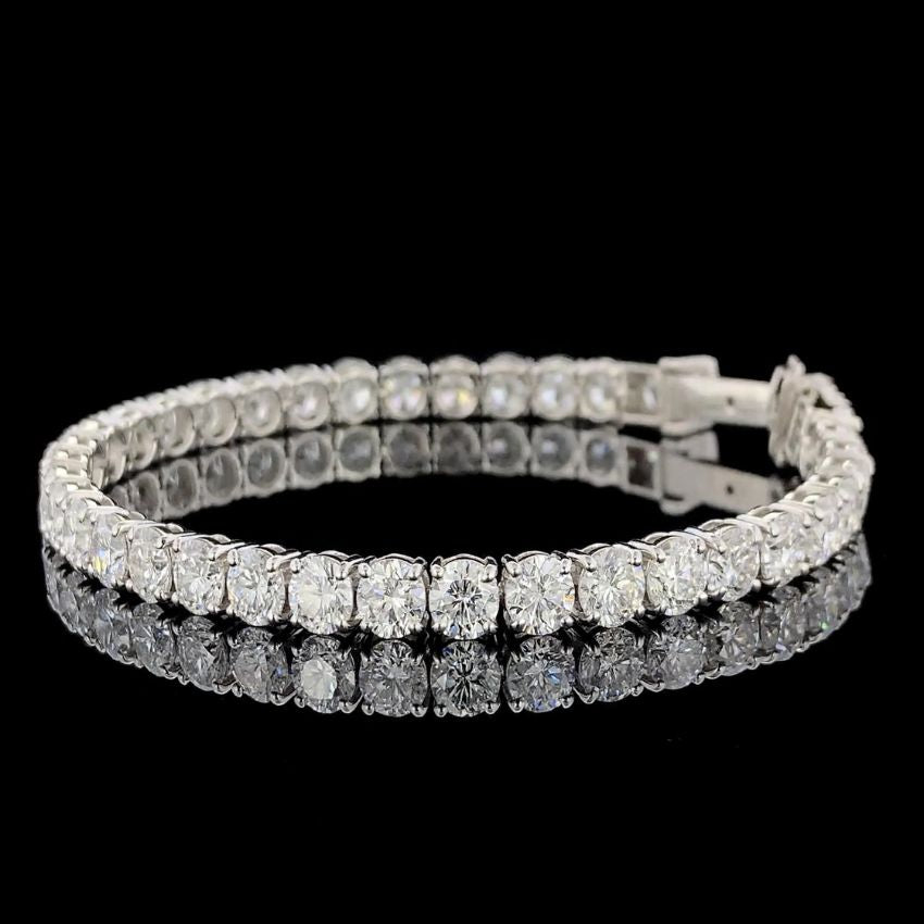 Mirano Jewels TCW 25.20 Carat Lab Grown Diamond Tennis Bracelet in 18K Gold
