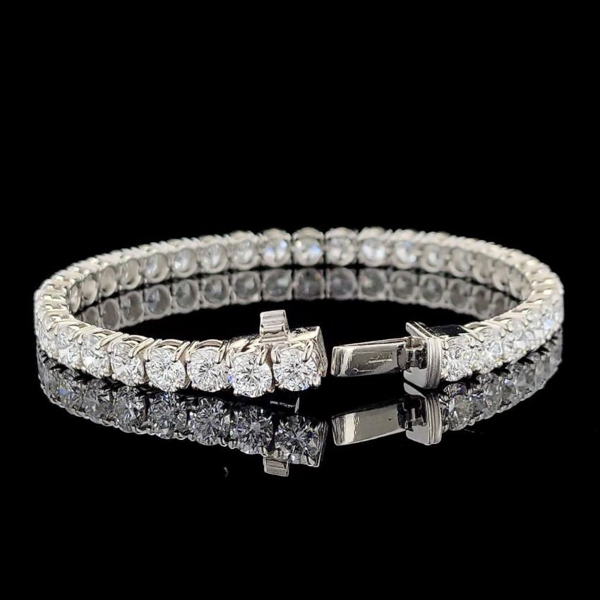 Mirano Jewels TCW 25.20 Carat Lab Grown Diamond Tennis Bracelet in 18K Gold