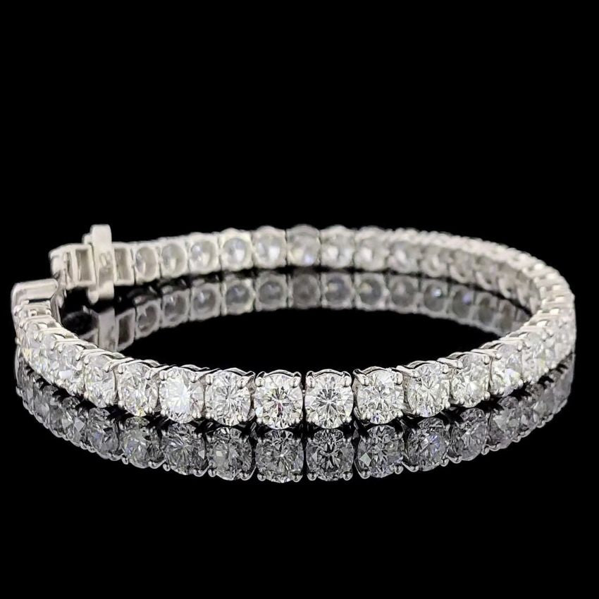 Mirano Jewels TCW 25.20 Carat Lab Grown Diamond Tennis Bracelet in 18K Gold