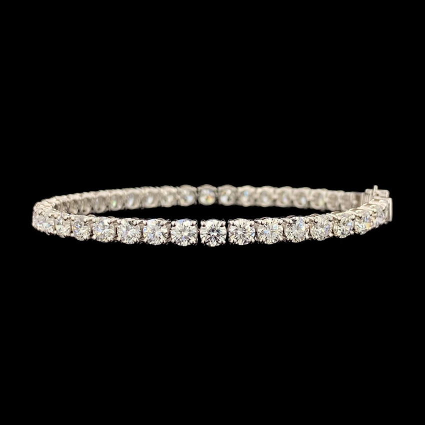 Mirano Jewels TCW 8.00CT Diamond Tennis Bracelet in 14K Gold for Elegant Everyday Wear