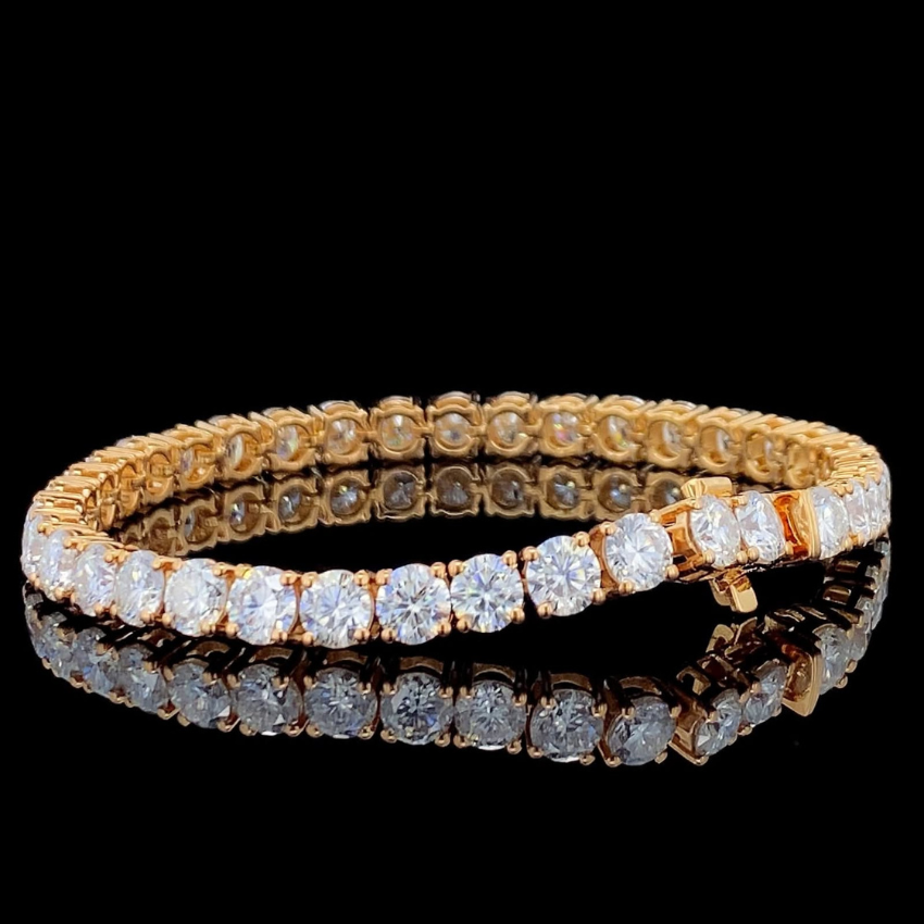 Mirano Jewels TCW 23.20CT Premium Lab Diamond Bracelet In 14K Gold