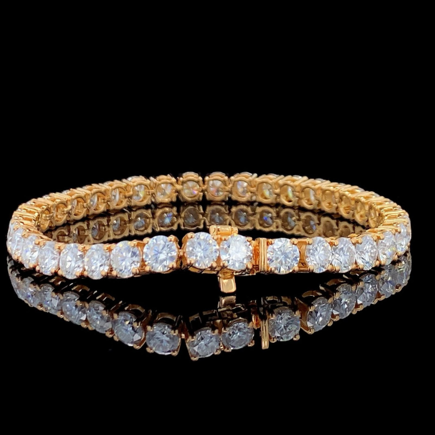 Mirano Jewels TCW 23.20CT Premium Lab Diamond Bracelet In 14K Gold